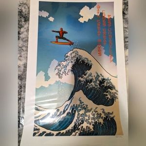 Spiderman Waves Poster